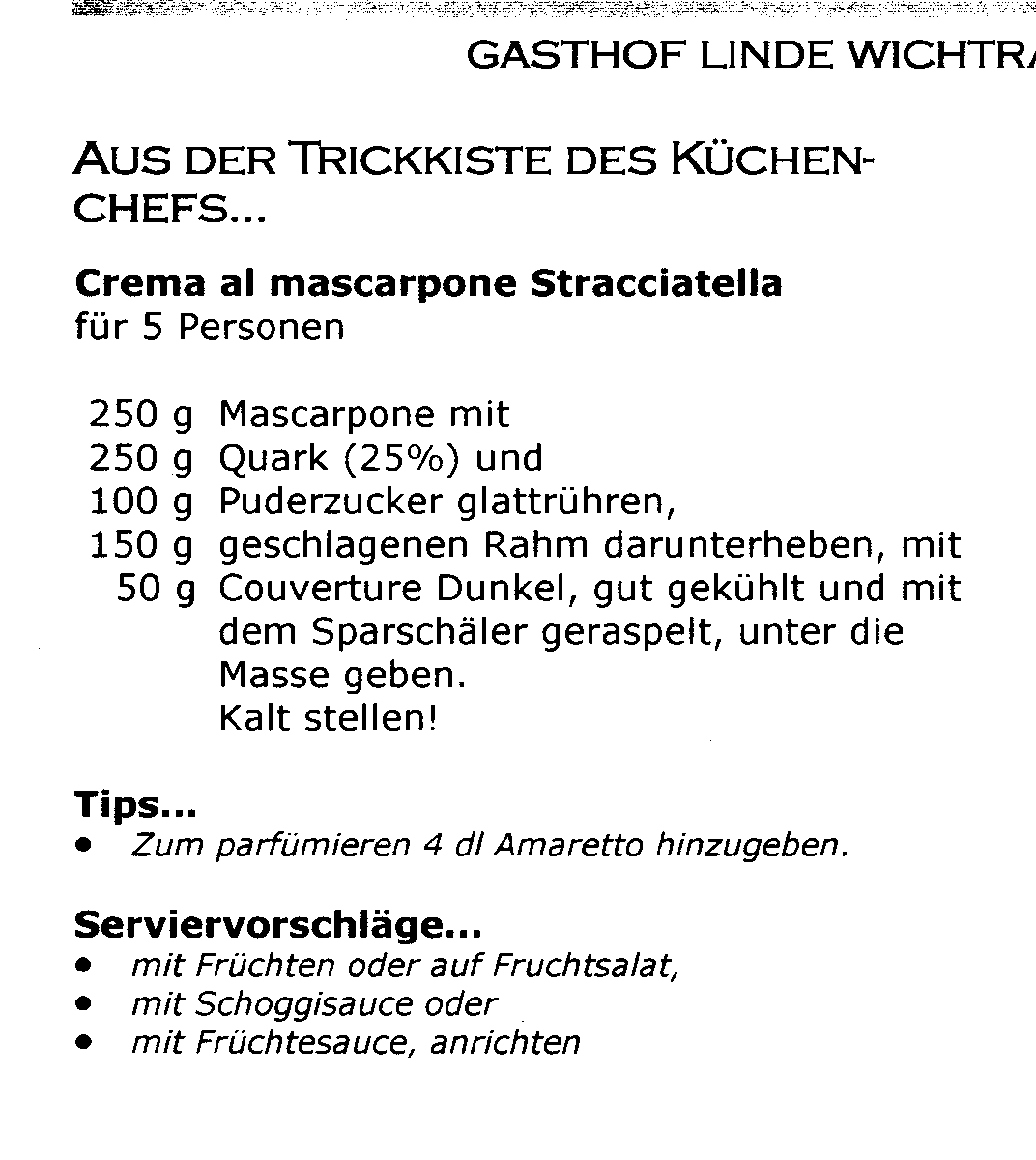 CREMA MASCARPONE
