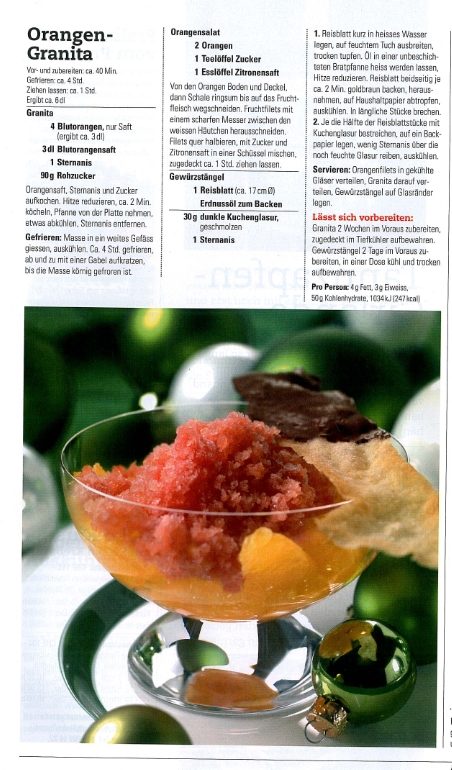 GRANITA ARANCE