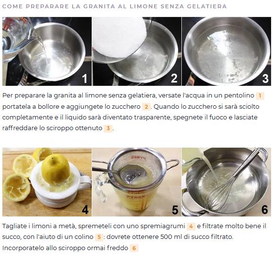 GRANITA LIMONE