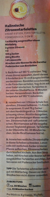 ITA ZITRONENTARTLETTES