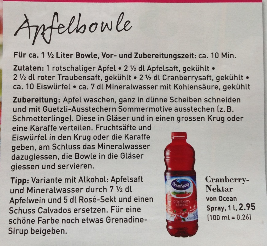 APFELBOWLE