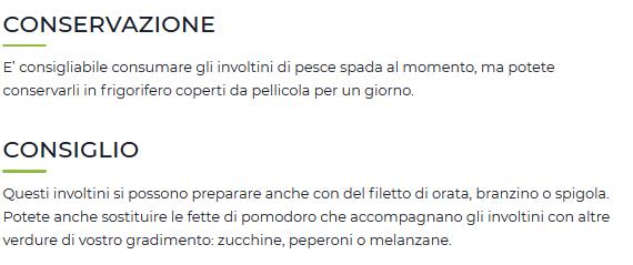 INVOLTINI SPADA CAPERI