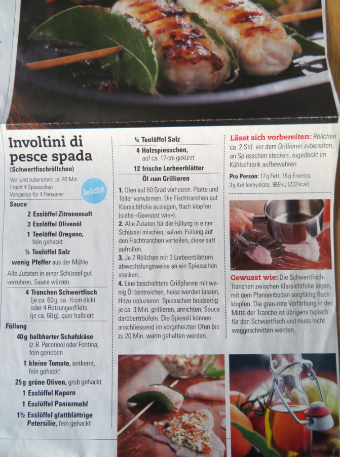 INVOLTINI SPADA PECCORINO