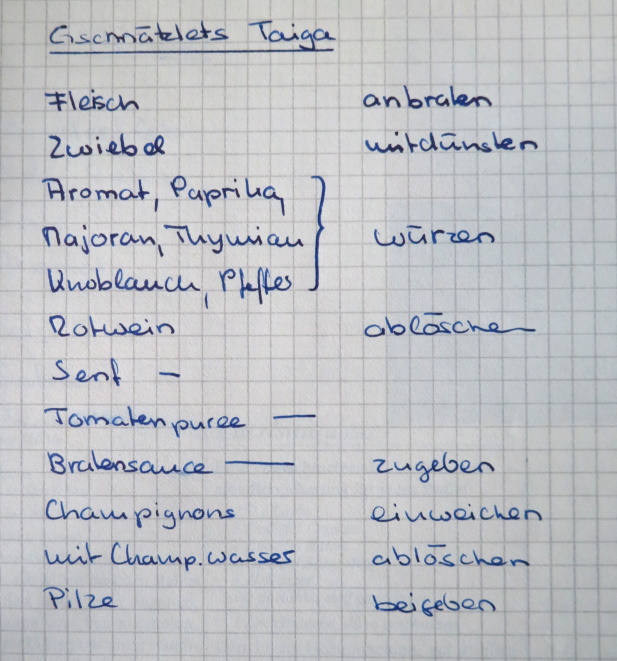 GESCHN�TZELTES TAIGA