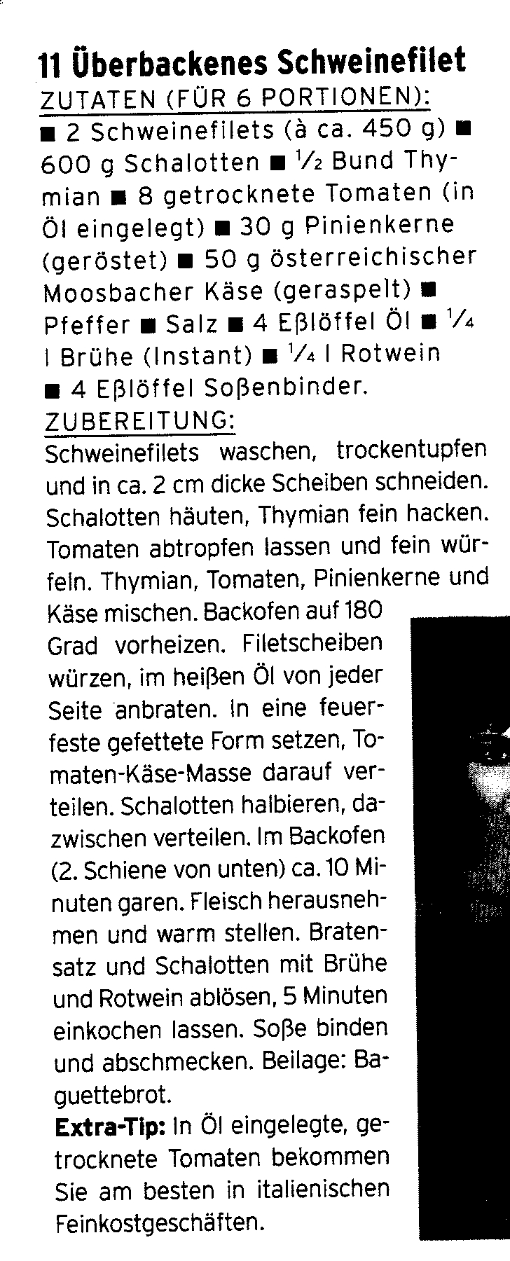 SCHWEINEFILET �BERBACKEN
