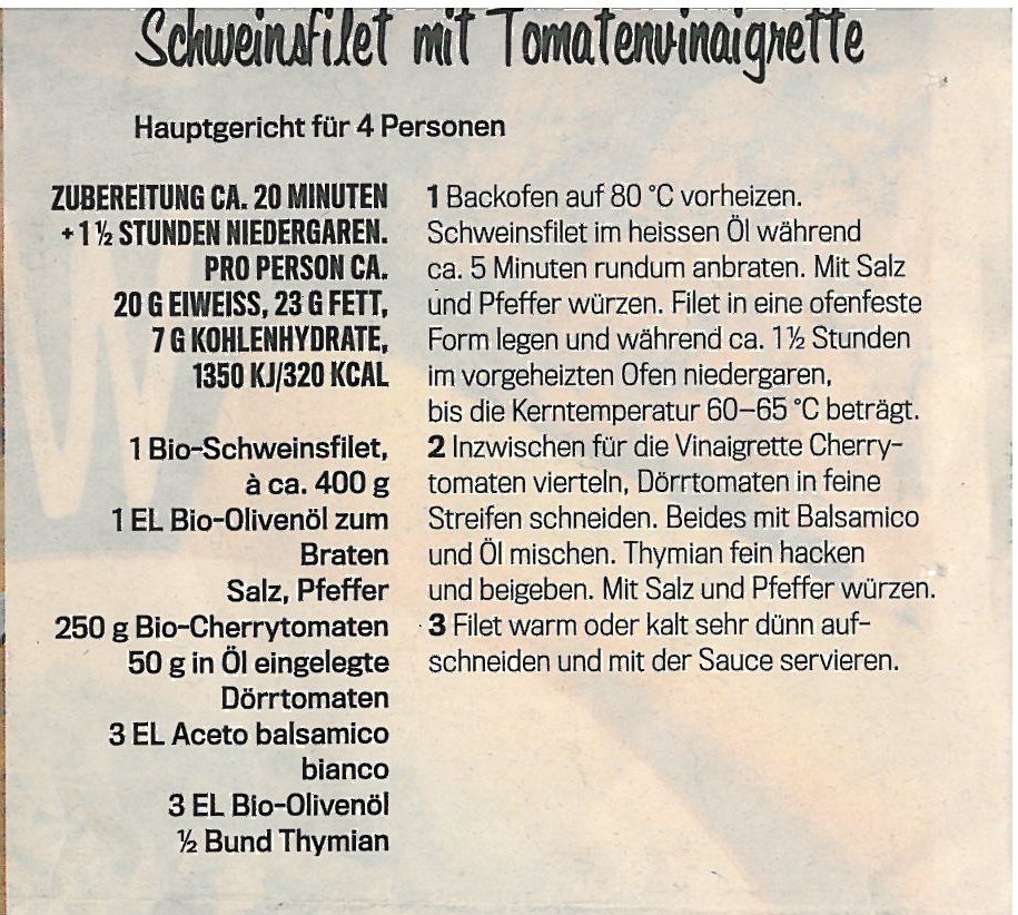 SCHWEINEFILET