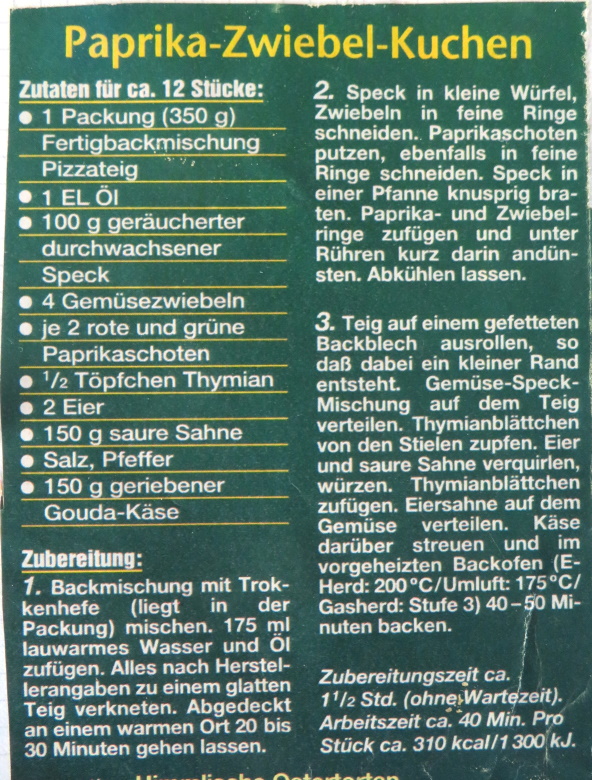 PEPERONI-ZWIEBEL-KUCHEN