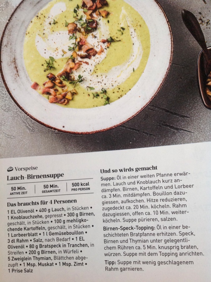 LAUCH-BIRNEN SUPPE