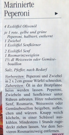 PEPERONI MARINIERT