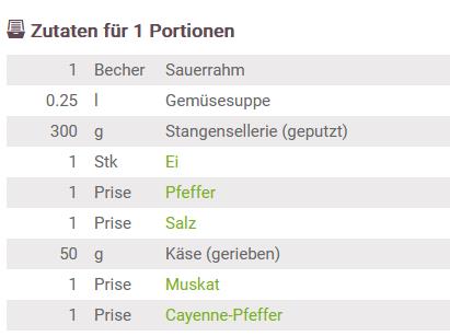 STANGENSELLERIE �BERBACKEN