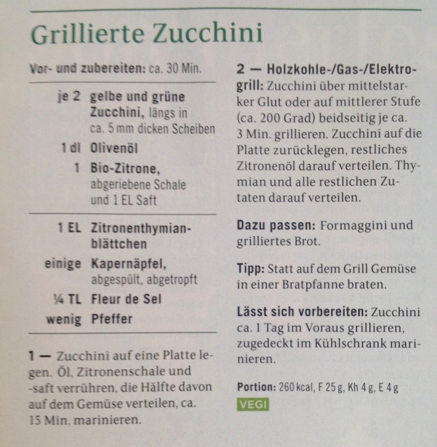 GRILLIERTE ZUCCHINI