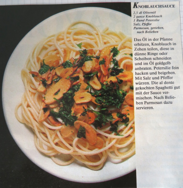 SPAGHETTI AGLIO OLIO