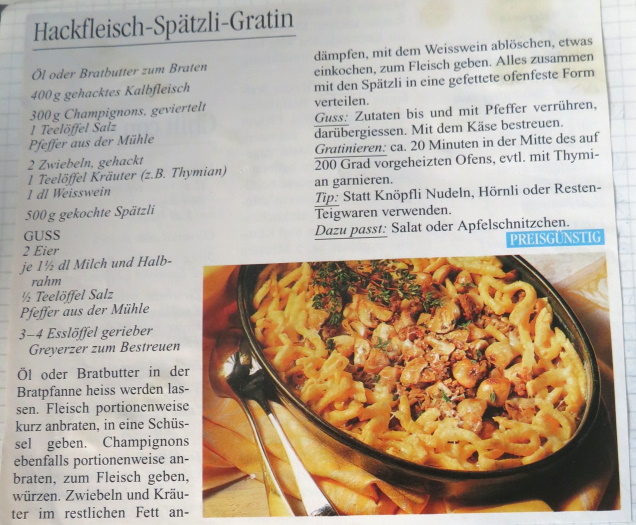 SP�TZLI-HACKFLEISCH-GRATIN