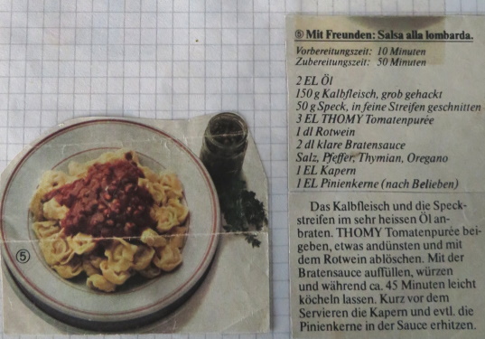 SPAGHETTI LOMBARDA