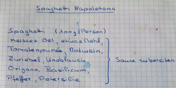 SPAGHETTI NAPOLETANA
