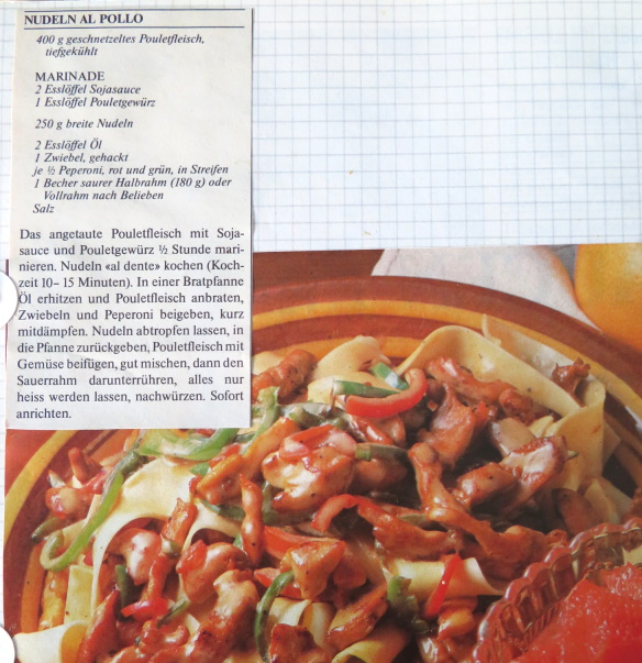 TAGLIATELLE AL POLLO