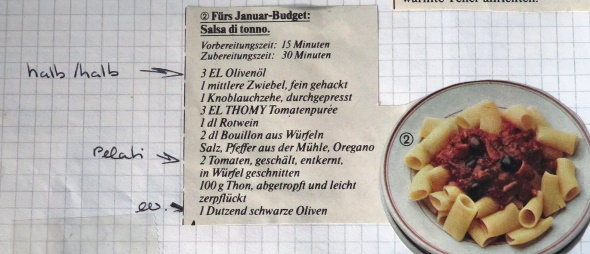 PENNE AL TONNO MIO