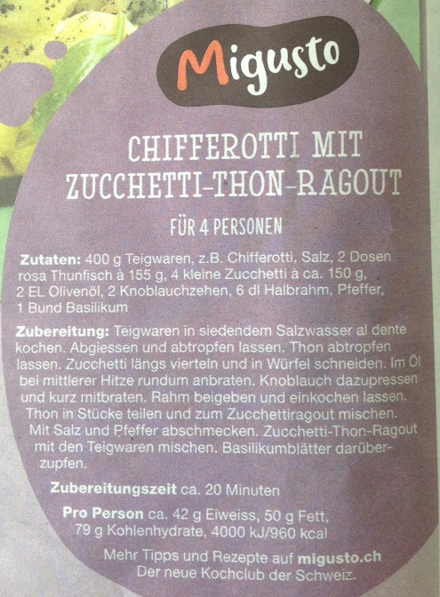PENNE ZUCCHETTI-THON