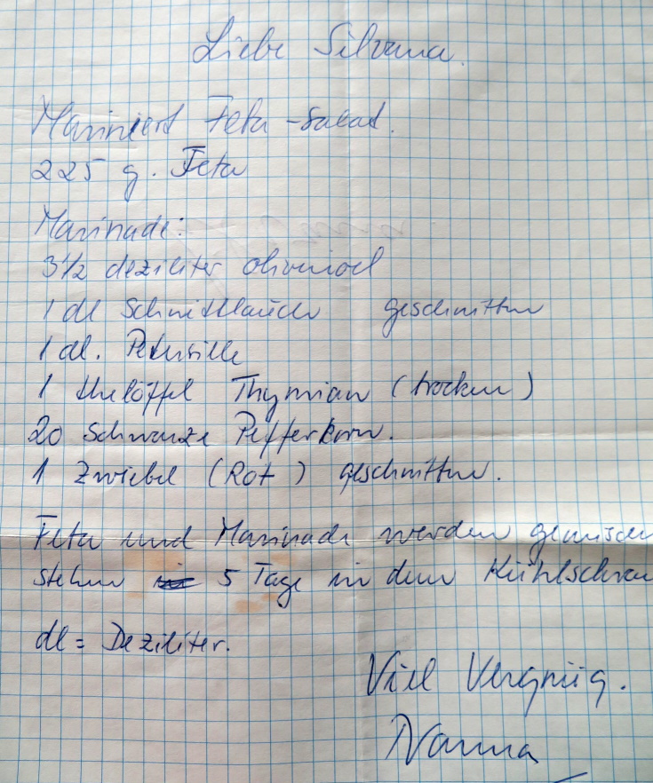 FETA-SALAT MARINIERT